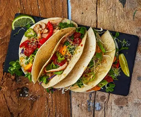 Hình ảnh 4 Cái Taco Heo Xé | 4pcs Pulled Pork Tacos