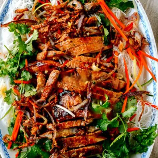 Hình ảnh Bún trộn cốt lết