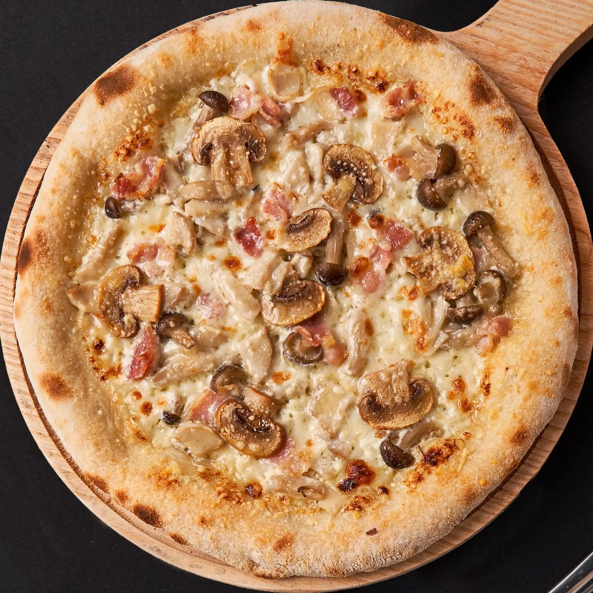 Hình ảnh Pizza Mushroom & Bacon (Cream)