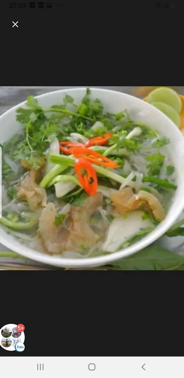 Hình ảnh phở gân