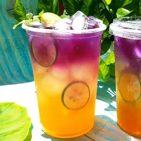 Hình ảnh Trà Chanh Dây Hoa Đậu Biết 