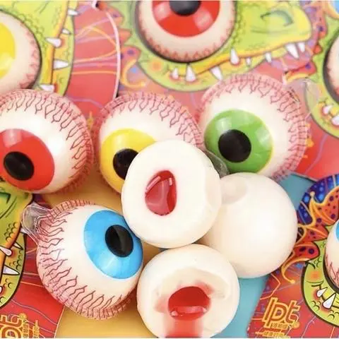 Hình ảnh 2 Cục Kẹo Dẻo Mắt Có Nhân