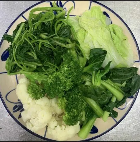 Hình ảnh Rau luộc thập cẩm