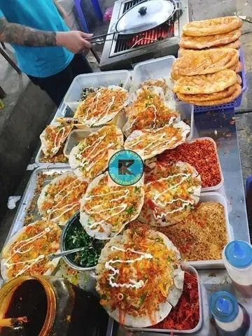 Hình ảnh Bánh tráng nướng thịt bằm
