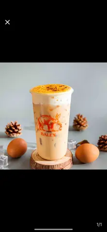 Hình ảnh Trà sữa kem trứng nướng