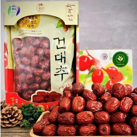 Hình ảnh Táo Đỏ Hàn Quốc Sấy Khô-1 Kg Kèm túi Xách 