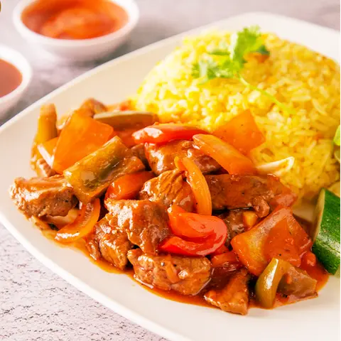 Hình ảnh Cơm Bò Xào Lúc Lắc