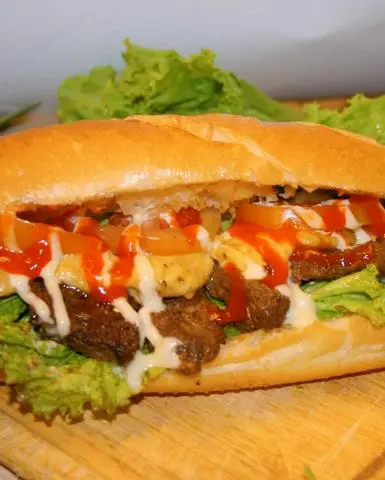 Hình ảnh Bánh mì thịt nướng 