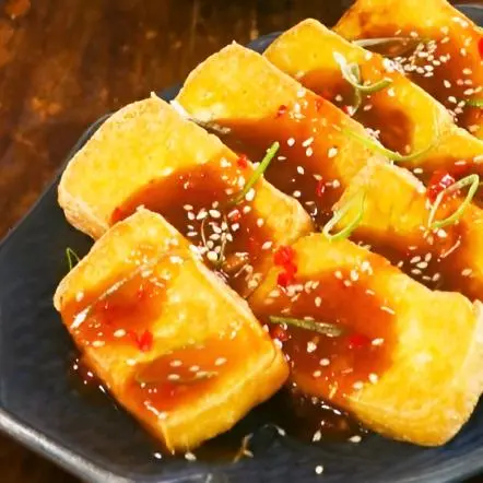 Hình ảnh Đậu hũ chiên sốt me