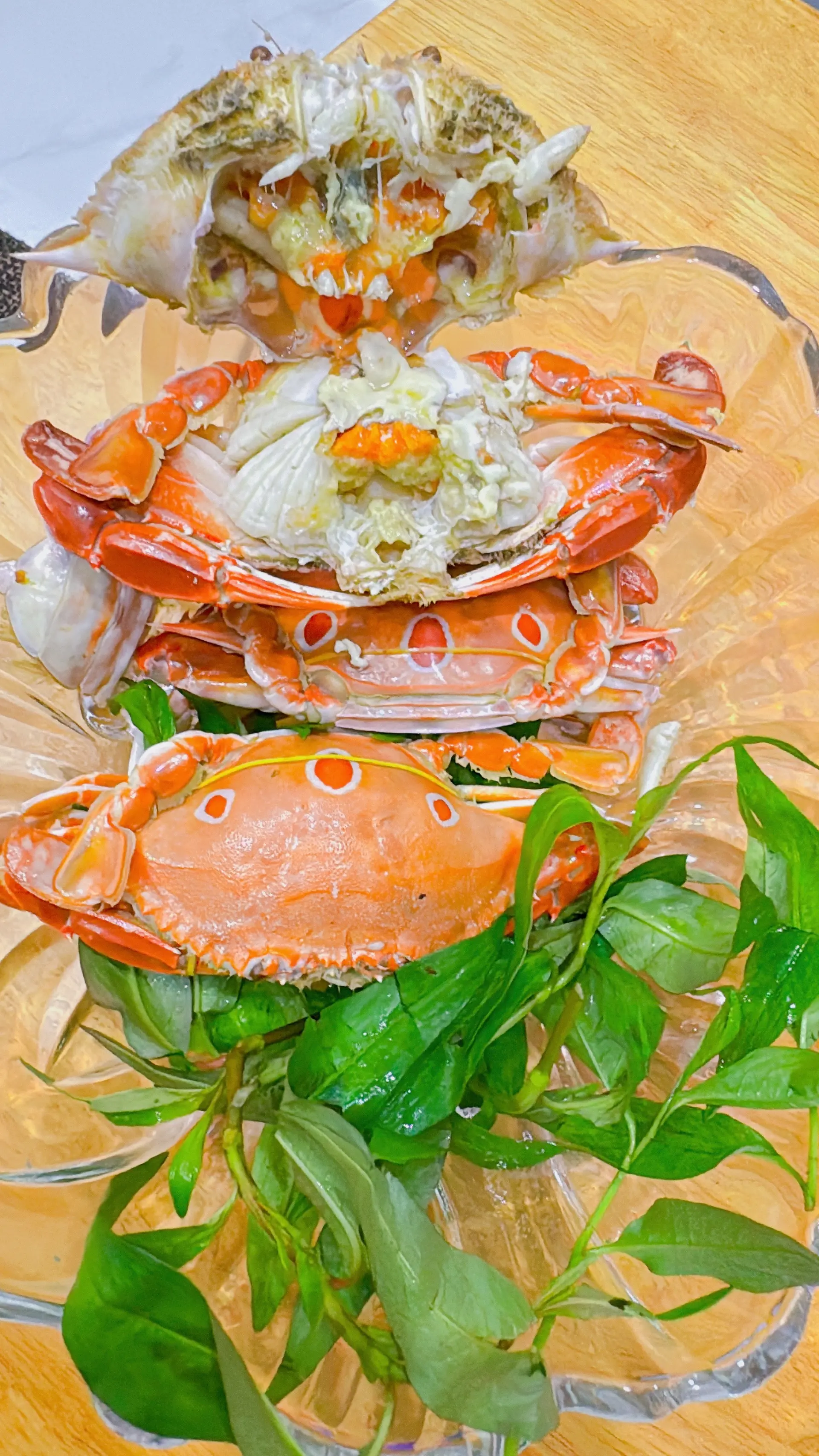 Hình ảnh Combo 3 Con Ghẹ Hấp Nguyên Vị