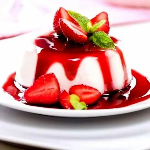 Hình ảnh Panna Cotta Dâu