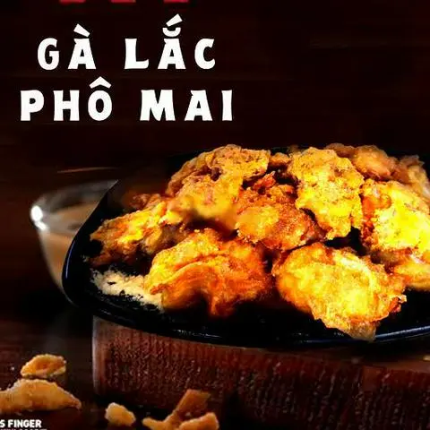 Hình ảnh Gà không xương lắc phô mai