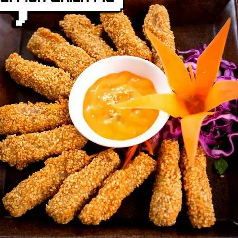 Hình ảnh Khoai môn chiên mè