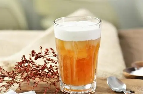 Hình ảnh Trà Táo Milk Foam