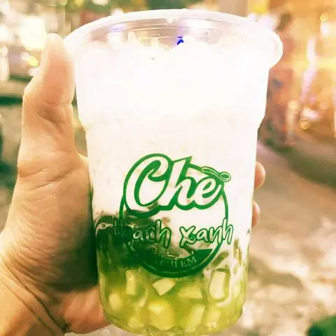 Hình ảnh Chè thạch xanh+Mi trộn bò út 
