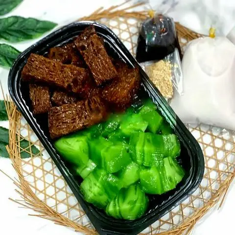 Hình ảnh Set Mix (Bò Nướng + Đúc Gân Lá Dứa) + cốt dừa