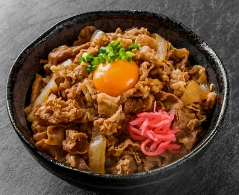 Hình ảnh gyudon- cơm bò nấu kiểu Nhật 