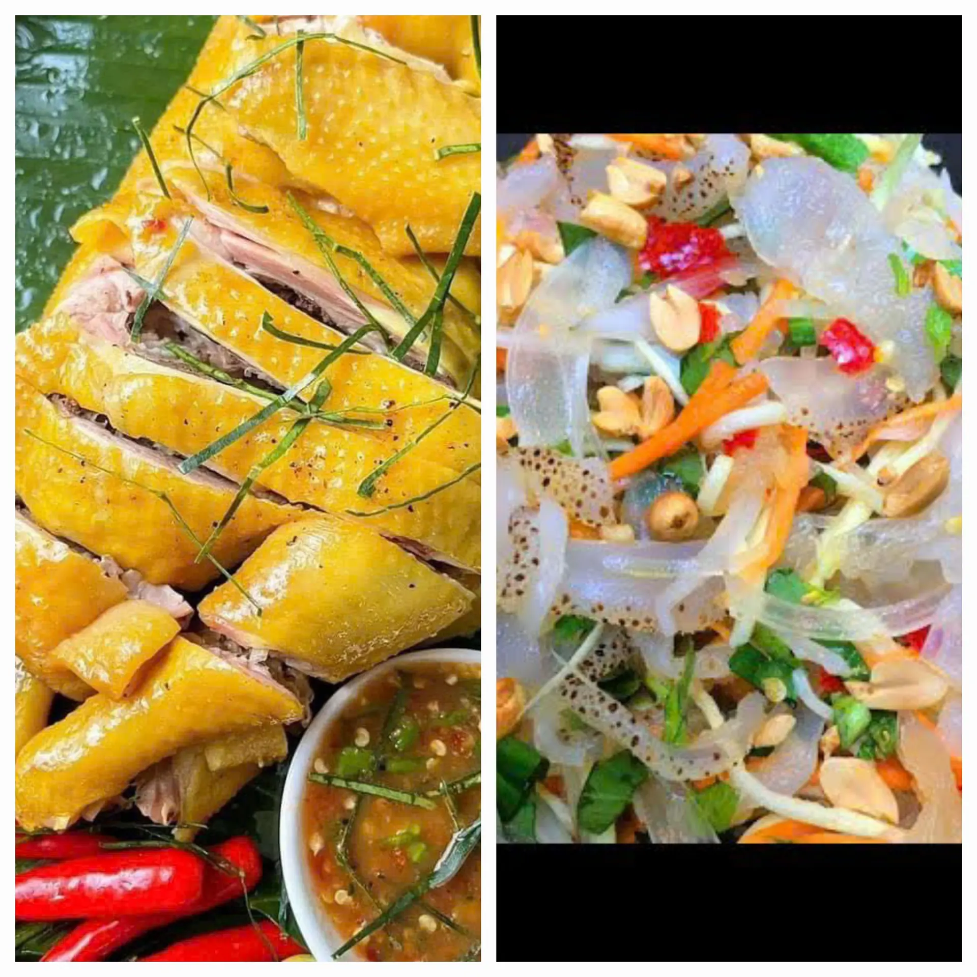 Hình ảnh COMBO 12:NỮA CON GÀ Ủ MUỐI + GỎI SỨA