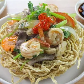 Hình ảnh Mì giòn xào hải sản