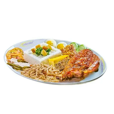 Hình ảnh Cơm Sườn Giò Cali 5 Món