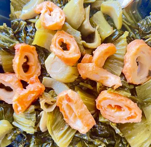 Hình ảnh lòng kho cải chua