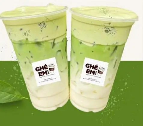 Hình ảnh Matcha sữa gấu