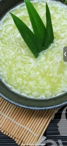 Hình ảnh Cháo đậu lá dứa