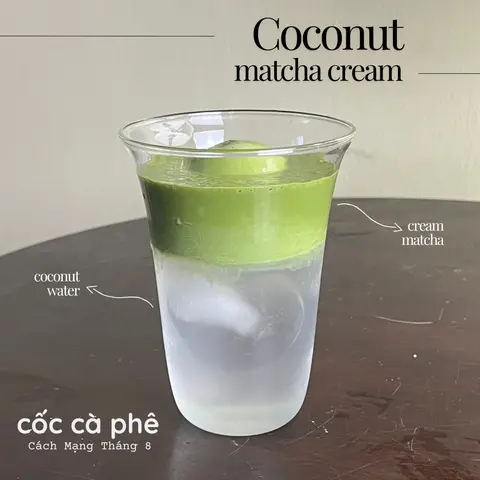 Hình ảnh Matcha kem dừa tươi