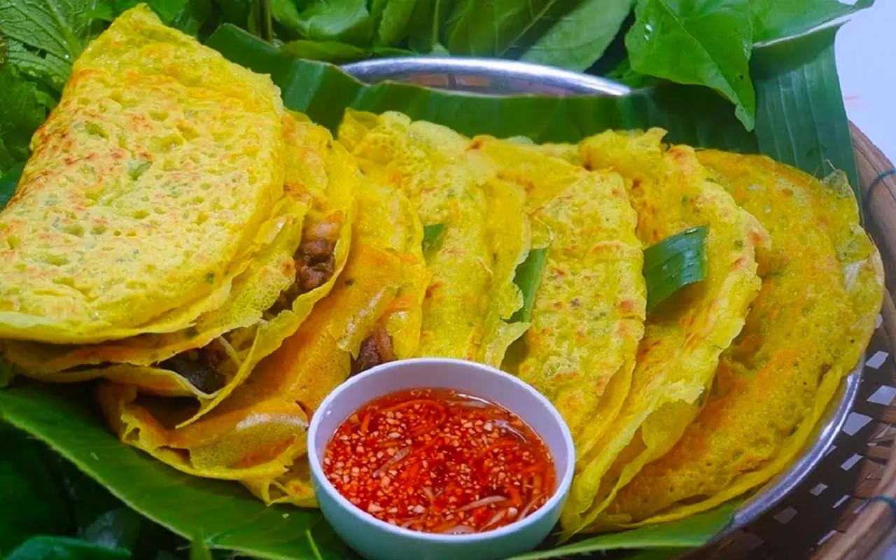 Hình ảnh bánh xèo heo 3 chiếc