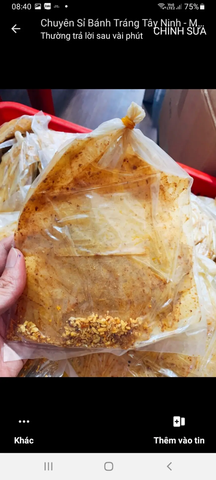 Hình ảnh bánh tráng siêu cay