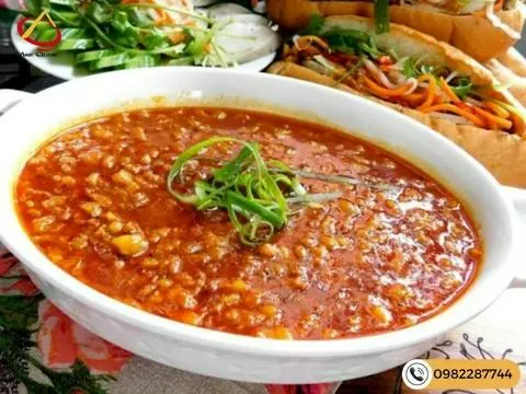 Hình ảnh Sa tế bánh mì chay