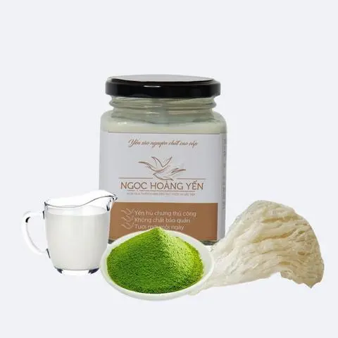 Hình ảnh Yến chưng sữa tươi matcha 200ml