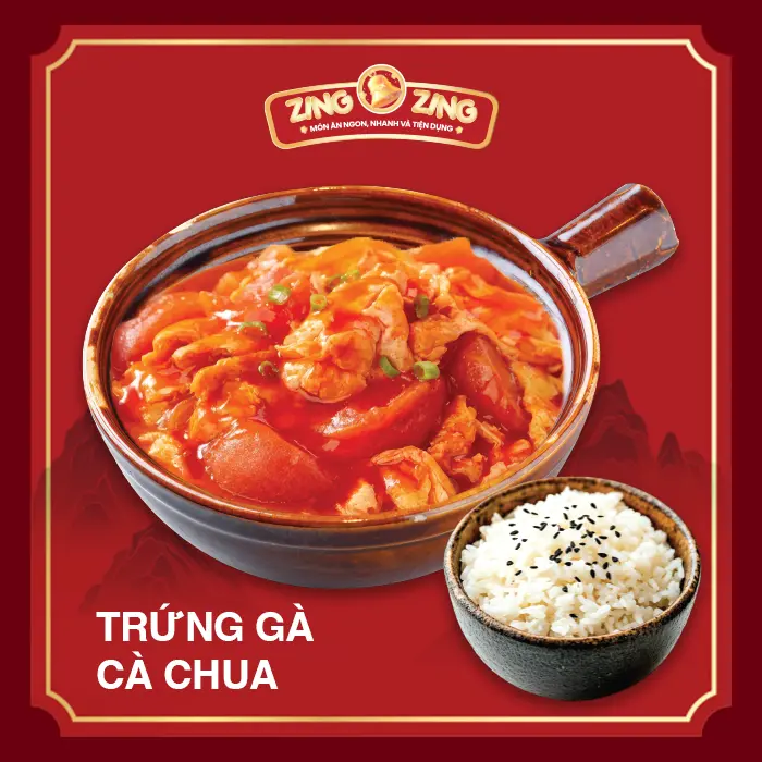 Hình ảnh CƠM TRỨNG SỐT CÀ CHUA