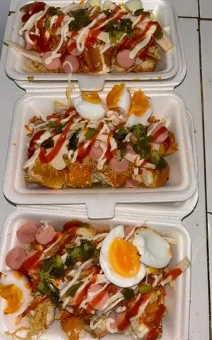 Hình ảnh bánh mì nướng muối ớt 