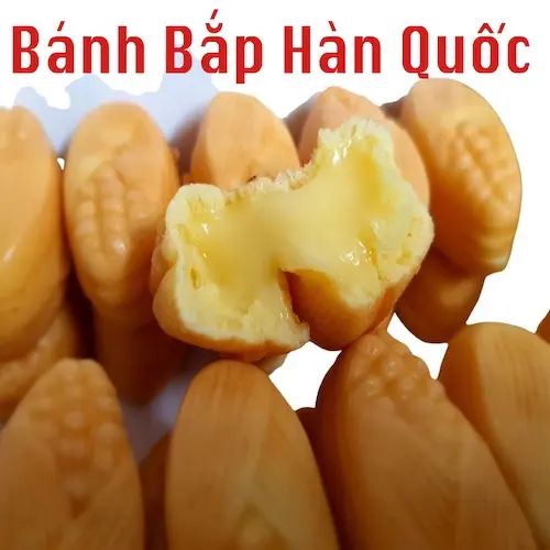 Hình ảnh 1 Bịch 6 Cái Bánh Bắp Nhân Su Kem