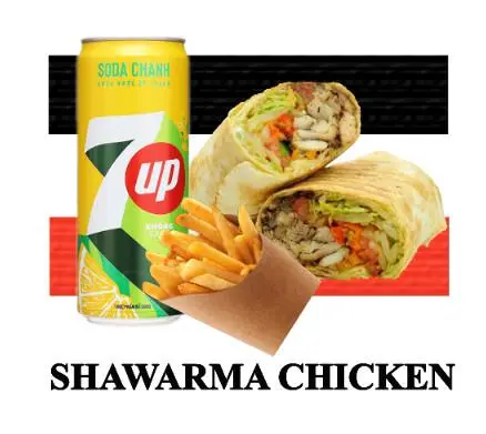 Hình ảnh COMBO CHICKEN SHAWARMA WRAP