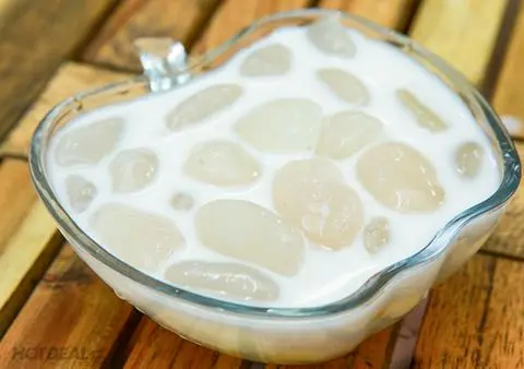 Hình ảnh Thốt nốt (hạt đác) đậu xanh sữa