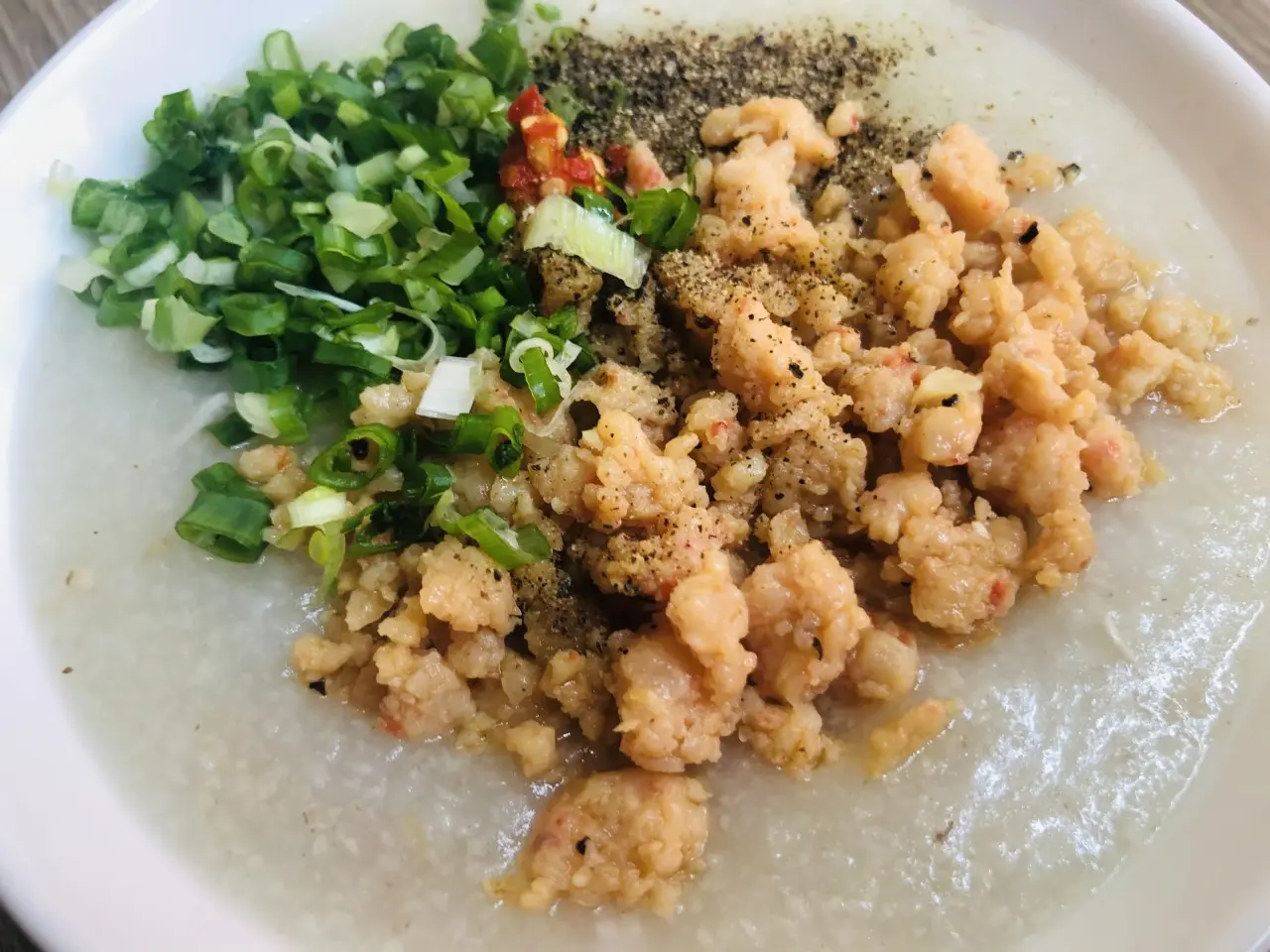 Hình ảnh Cháo thịt heo bằm
