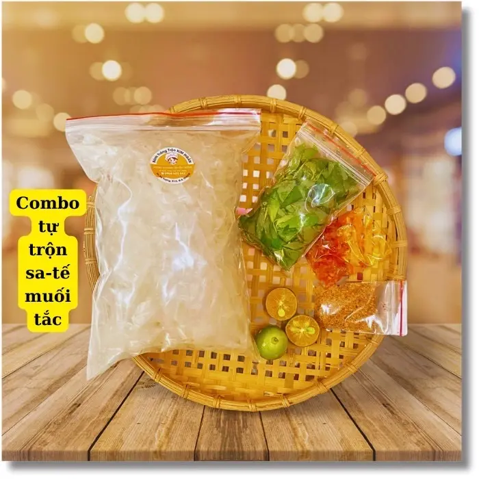 Hình ảnh Combo Sa Tế - Muối - Tắc (Ăn chay được)