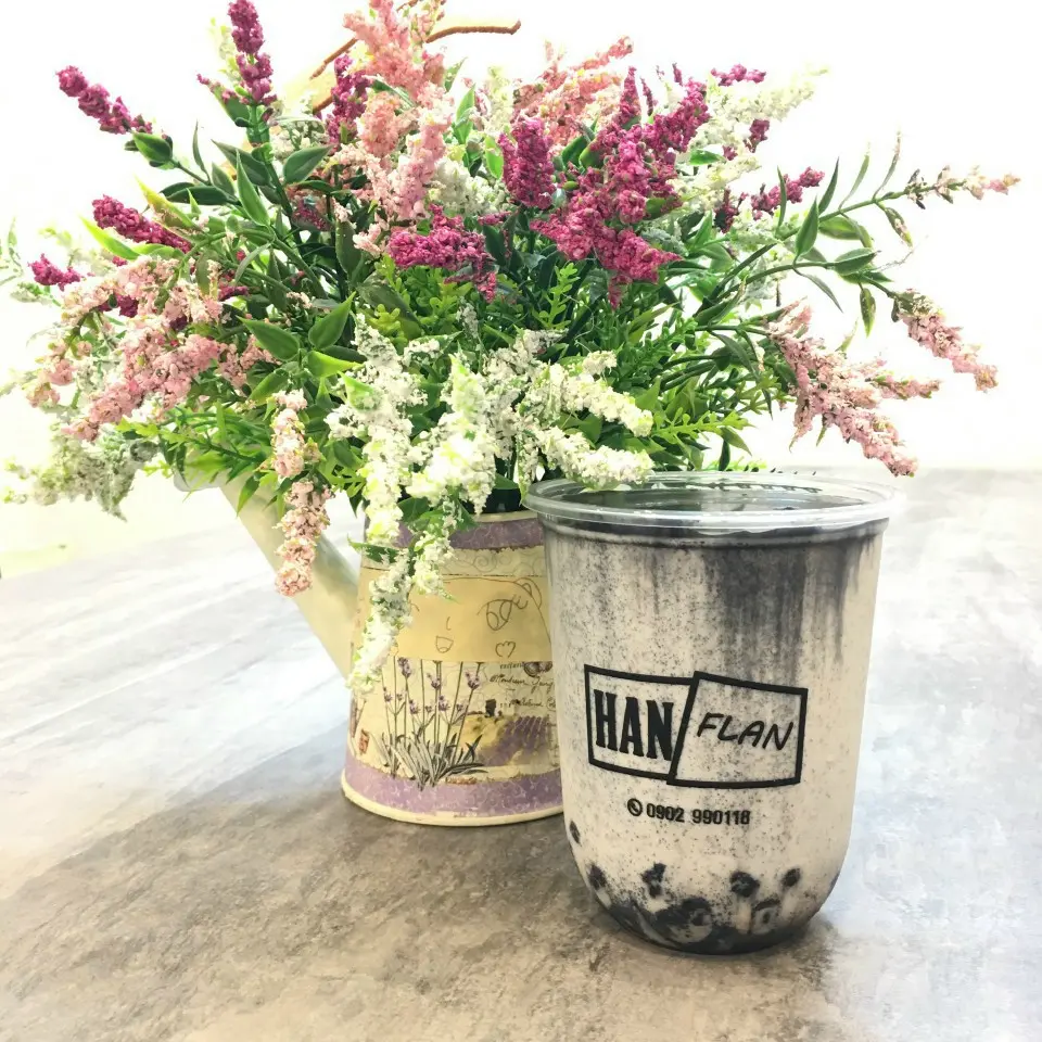 Hình ảnh Than tre latte châu đường đen