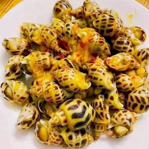 Hình ảnh ốc Hương rang muối, xào bơ bắp, xào me, hấp xã