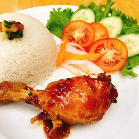 Hình ảnh CƠM GÀ NƯỚNG MẬT ONG