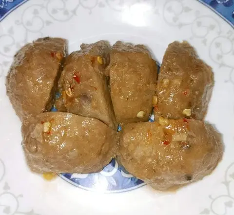 Hình ảnh Bò Viên Gân Sốt Chua Ngọt (Phần 5 Viên ) LOẠI NGON