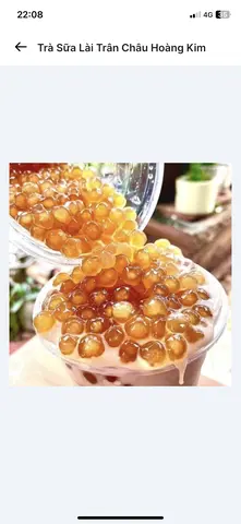 Hình ảnh Trà Sữa Lài Trân Châu Hoàng Kim