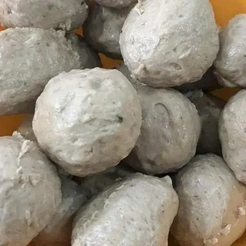 Hình ảnh Cháo bò viên trứng nấm