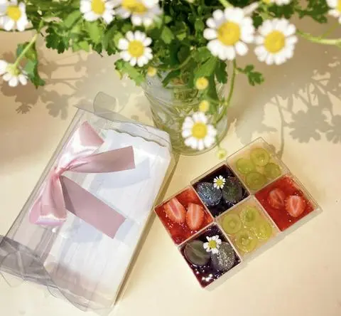 Hình ảnh Set 6 ly vuông Pannacotta 