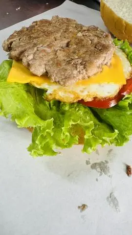 Hình ảnh Burger Bò-Trứng-Phomai 