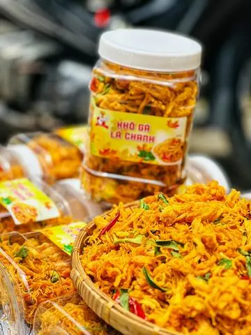 Hình ảnh Khô gà lá chanh (500g)