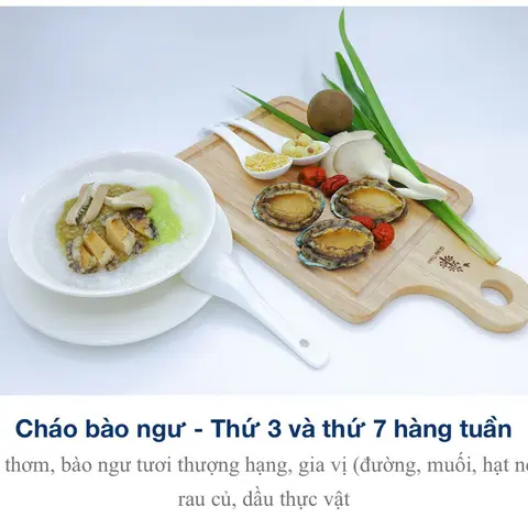 Hình ảnh cháo bào ngư 