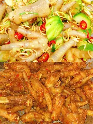 Hình ảnh Combo 2 : Chân Gà Sốt Thái + Chân Gà Bơ Cay